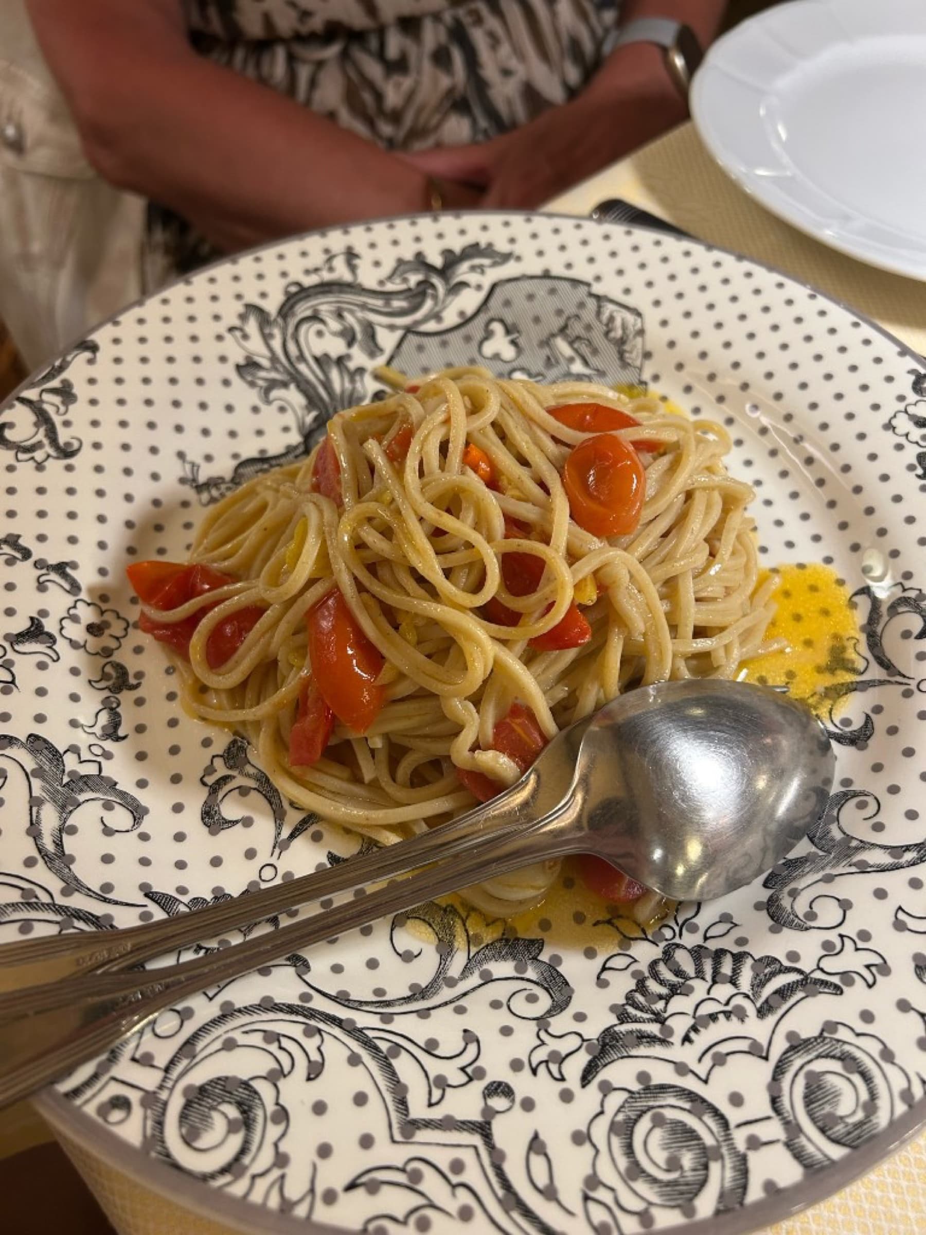 Pasta with chili, garlic, and olive oil